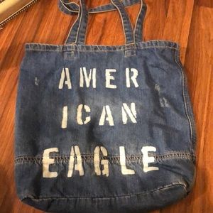 American eagle denim bag
